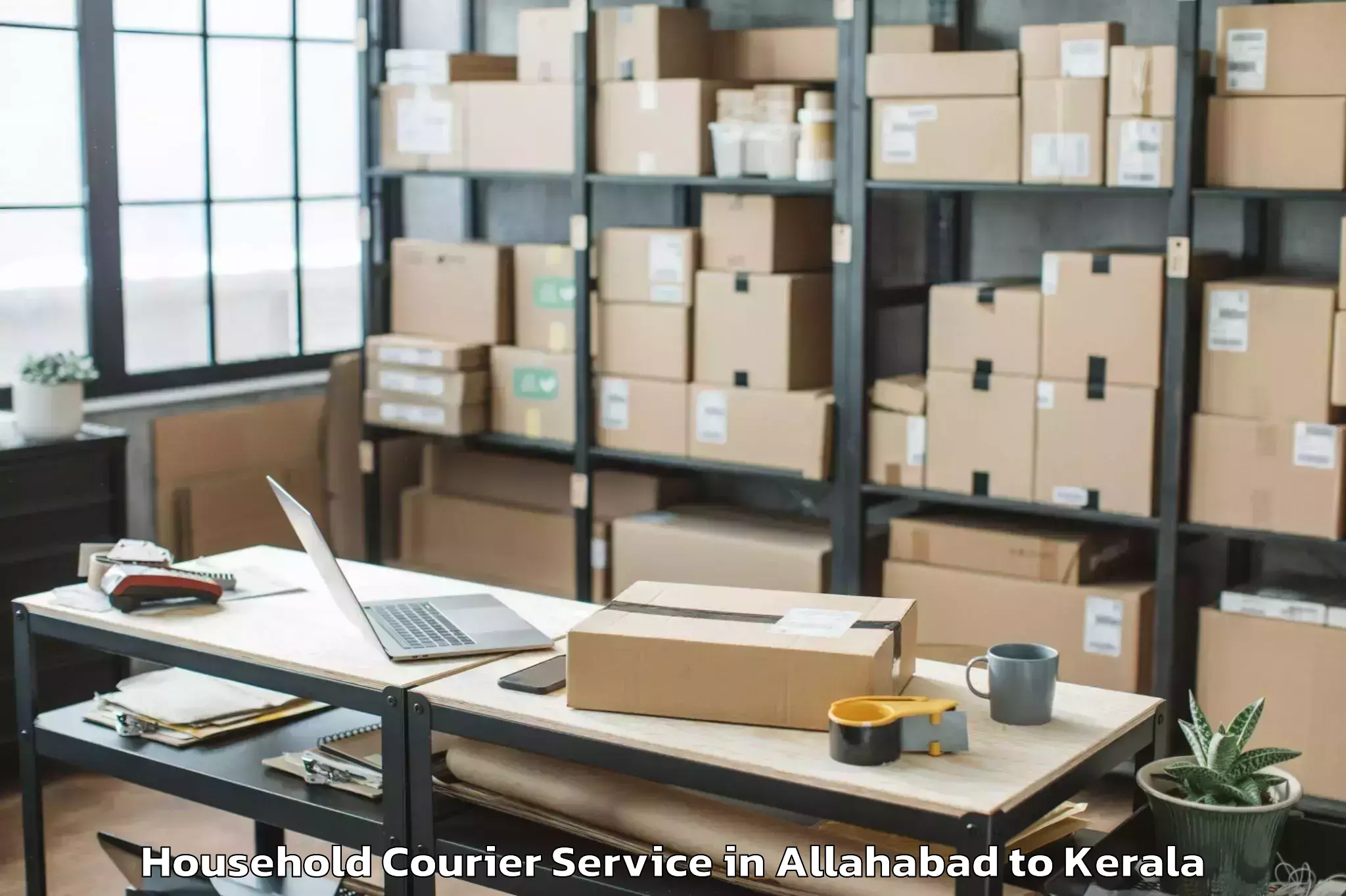 Professional Allahabad to Vaikam Household Courier